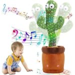 Jouet en peluche - cactus qui danse - vert - s�curitaire - pour enfants d�s 3 ans