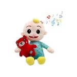 Jouet en peluche chantant - jj - 9 musiques - 100% coton - 8