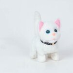 Jouet en peluche pour chat qui marche chat interactif électrique animal en peluche queue qui miaule tête ... Jouet en peluche pour chat qui marche chat interactif électrique animal en peluche queue qui miaule tête ...