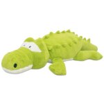 Jouet en peluche crocodile xxl - vidaxl - 100 cm - vert - doux et c�lin
