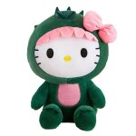 Jouet en peluche dinosaure hello kitty 35cm poupe de dessin anim dcoration de chambre oreiller de ...