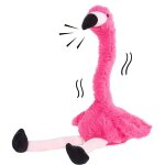 Jouet en peluche flamant rose dansant jouet en peluche flamant rose lectrique jouets animaux parlants ...
