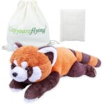 Jouet en peluche lest� jouet en peluche panda rouge 21in 4. 4 lb confortable et apaisant