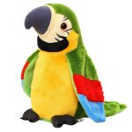 Jouet en peluche perroquet parlant lectrique oiseau rptez ce que vous dites enfants enfants bb cadeaux(ve ...