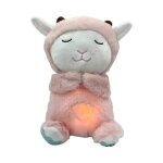 Jouets en peluche respirants repos sommeil apaisant bb apaisant battement de c?ur animal en peluche ...