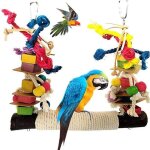 Jouet perroquet morsure pont �chelles balanoire d�coration cage oiseau yyv