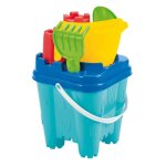 Jouet de plage - ecoiffier - eco617 - seau chteau fort - 185 cm - accessoires inclus