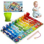 Jouet puzzle en bois montessori pour enfants 1 - 6 ans. jeu �ducatif math�matiques apprendre chiffres ...