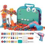 Jouet de puzzle en mosaque cratif avec perceuse bote  outils de jeu magic montessori jouets 3d  ...