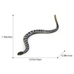 Jouets ralistes en forme de serpent  sonnette en caoutchouc figurine statique et raliste pour le jardin ...