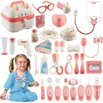 Jouet de simulation de docteur43 kit de mdecin jouets pour enfant 3 4 5 ans fillerose
