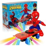 Jouet skateboard spiderman son et lumi�re 360 �