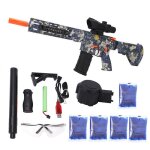 Jouet de tir  leau lectrique m416 jouet de jeu de tir  boule deau aliment par batterie pour enfants ...