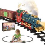 Jouet de train electrique circuit train jouet train rails lectrique avec lumire et son pour les enfants ...