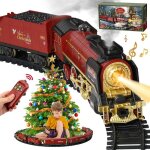 Jouet de train electrique no�l - jouets de train - simulation pulv�risation / effets sonores / sifflet ...