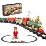 Jouet de train electrique nol avec lumires et son pour enfants - marque - modle - blanc - colors - m ...