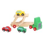 Jouet de voiture de camion remorque en bois pour enfants jouet éducatif amusant de jeu de simulation ... Jouet de voiture de camion remorque en bois pour enfants jouet éducatif amusant de jeu de simulation ...