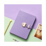 Journal intime avec cadenas en forme de c?ur - journal non dat pour filles et femmes avec cadenas pour ...