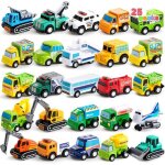 Joyin coffret de 25 pices pour tout - petits: voitures et camions urbains en mtal moul sous pression ...