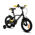 Joystar vlo enfant 12 pouces (2 - 4 ans) - mixte avec frein arrire  pied + roues stabilisatrices noir ...