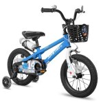 Joystar vlo enfant 14 pouces avec roues dentranement lumineuses pour garons et filles de 3  5 ansbleu ...