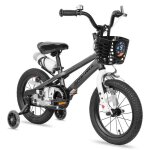Joystar vlo enfant 14 pouces avec roues dentranement lumineuses pour garons et filles de 3  5 ansgris ...
