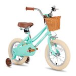 V�lo enfant 16 pouces joystar - vert - frein � r�trop�dalage - roues stabilisatrices - 4 � 6 ans