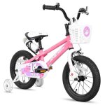 Joystar vlo enfant 16 pouces avec roues dentranement lumineuses pour garons et filles de 4  7 ansrose ...