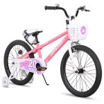 Joystar vlo enfant 18 pouces avec roues dentranement lumineuses pour garons et filles de 5  9 ansrose ...