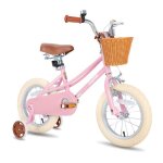 Joystar v�lo pour filles 2 - 4 ans v�lo pour enfants 12 pouces avec b�quillerose
