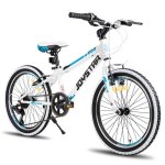 Joystar vlo de montagne 20 pouces pour garons et filles 7 - 13 ans drailleur 7 vitesse pneus  flancs ...