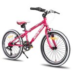 Joystar vélo de montagne 20 pouces pour garçons et filles 7 - 13 ans dérailleur 7 vitesse pneus à flancs ... Joystar vélo de montagne 20 pouces pour garçons et filles 7 - 13 ans dérailleur 7 vitesse pneus à flancs ...
