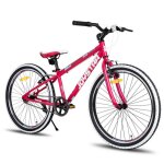 Joystar vélo de montagne 24 pouces pour garçons et filles 7 - 13 ans dérailleur 1 vitesse pneus à flancs ... Joystar vélo de montagne 24 pouces pour garçons et filles 7 - 13 ans dérailleur 1 vitesse pneus à flancs ...