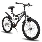 Vtt enfant - joystar - 20 pouces - double frein � main - tout suspendu - noir