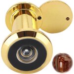 Judas de porte - cuneary - mod�le en laiton - diam�tre 16 mm - couleur jaune - s�curit� � domicile