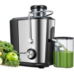 Centrifugeuse - juilist - extracteur de jus 600w - 65mm large bouche - 2 vitesses - acier inox