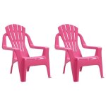 (soldes juillet)chaises de jardin pour enfants 2 pcs - uu - scandinave fauteuil salon - rose 37x34x44 ...