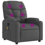 (soldes juillet)siège massant - clarance - fauteuil de massage inclinable gris foncé tissu fr1372454 (soldes juillet)siège massant - clarance - fauteuil de massage inclinable gris foncé tissu fr1372454
