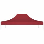 (juin soldes) toit de tente de r�ception - jm - avec un design pliant - 4x3 m bordeaux 270 g / m� eu11564 ...