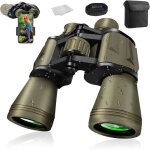 Jumelles pour adultes 20 x 50 avec smartphone adapte hd jumelles avec objectif fmc puissantes grandes ...