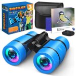 Jumelles pour enfants - atopdream - modle 4x30 - caoutchouc non toxique - lger - bleu