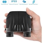 Jumelles mini - gigicial - 25x10 - compactes et lgres - tanches - vision nocturne hd