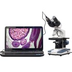 Jumelles, tlscopes et optique amscope b120c - e1microscope binoculaire numrique  led grossissement ...