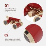 Jumelles de th��tre portables en m�tal 3x25 pour visionner des repr�sentations th��trales dart th��tral ...