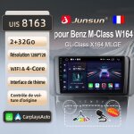 Junsun 2go 32go wifi adaptateur autoradio pour mercedes benz gl ml w164 accessoire autoradio android ...