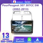 Junsun autoradio 4g android 13 6go + 128go carplay pour peugeot 307 307cc 307sw (2002 - 2013) 9 Écran ... Junsun autoradio 4g android 13 6go + 128go carplay pour peugeot 307 307cc 307sw (2002 - 2013) 9 Écran ...