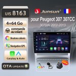 Litillbuly autoradio 4go 64go wifi pour peugeot 307 2002 - 2013 accessoire autoradio android voiture ...