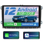 Junsun autoradio android 12 1go + 32go pour golf 5 6 vw passat polo seat skoda9�cran tactilecarplay android ...