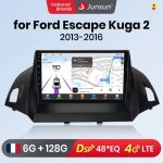 Junsun autoradio android 12 pour ford kuga escape 2013 - 2016 carplay & android auto9 pouces cran tactile ...