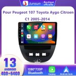Junsun autoradio android 13 4go + 64go pour peugeot 107 toyota aygo citroen c1 10 Écran tactile avec ... Junsun autoradio android 13 4go + 64go pour peugeot 107 toyota aygo citroen c1 10 Écran tactile avec ...